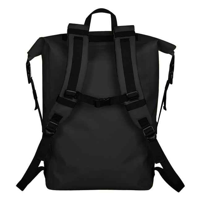 Black-Green - Back - Stormtech Cascade Waterproof Knapsack