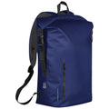 Ocean Blue-Black - Front - Stormtech Cascade Waterproof Knapsack