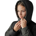 Gray Heather - Close up - Stormtech Womens-Ladies Oslo HD Parka