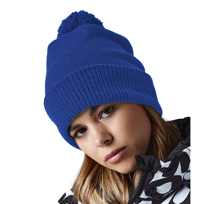 Bright Royal Blue - Back - Beechfield Snowstar Thermal Beanie