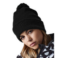 Black - Back - Beechfield Snowstar Thermal Beanie