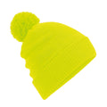 Fluorescent Yellow - Front - Beechfield Snowstar Thermal Beanie
