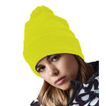 Fluorescent Yellow - Back - Beechfield Snowstar Thermal Beanie