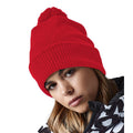 Classic Red - Back - Beechfield Snowstar Thermal Beanie