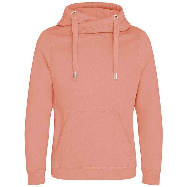 Dusty Pink - Back - Awdis Mens Hoodie
