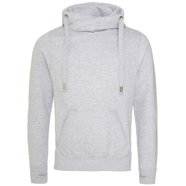 Heather Grey - Back - Awdis Mens Hoodie