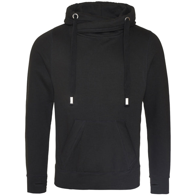 Jet Black - Front - Awdis Mens Hoodie