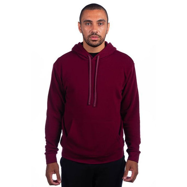Maroon - Front - Next Level Mens Hoodie