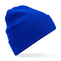 Bright Royal Blue - Front - Beechfield Original Cuffed Cotton Beanie