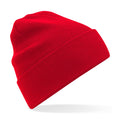 Classic Red - Front - Beechfield Original Cuffed Cotton Beanie