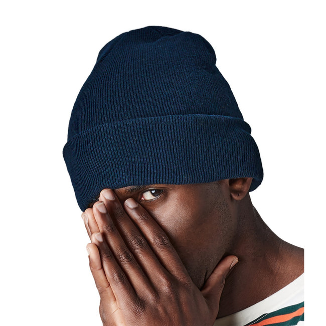 French Navy - Back - Beechfield Original Recycled Beanie