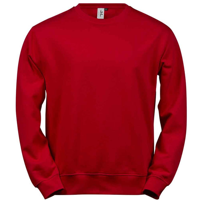Red - Front - Tee Jays Mens Power Sweatshirt