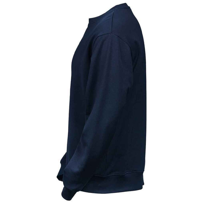 Navy - Side - Tee Jays Mens Power Sweatshirt