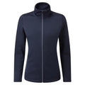 French Navy - Front - Premier Womens-Ladies Dyed Sweat Jacket