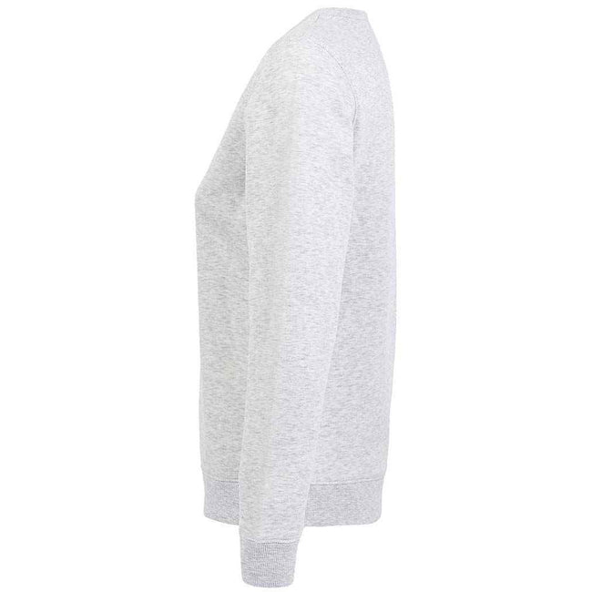 Ash - Back - SOLS Womens-Ladies Sully Sweatshirt