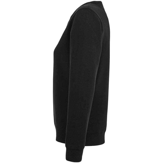 Black - Back - SOLS Womens-Ladies Sully Sweatshirt