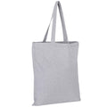 Gray - Front - SOLS Awake Marl Recycled Tote Bag