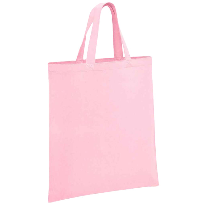 Light Pink - Front - Brand Lab Cotton Short Handle Shopper Bag