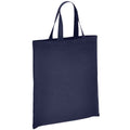 Navy - Front - Brand Lab Cotton Short Handle Shopper Bag