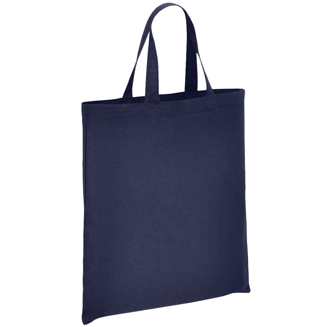 Navy - Front - Brand Lab Cotton Short Handle Shopper Bag