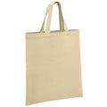 Natural - Front - Brand Lab Cotton Short Handle Shopper Bag