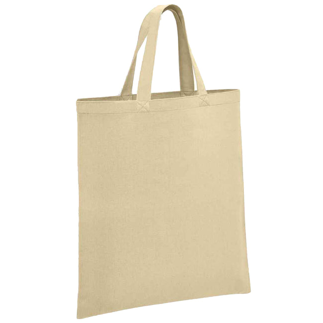 Natural - Front - Brand Lab Cotton Short Handle Shopper Bag