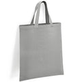 Silver - Front - Brand Lab Cotton Short Handle Shopper Bag