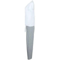 White-Heather Grey - Side - Towel City Womens-Ladies Pajama Set