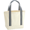 Natural-Navy - Front - Westford Mill EarthAware Shoulder Bag