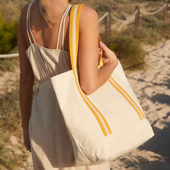 Natural-Amber - Side - Westford Mill EarthAware Shoulder Bag