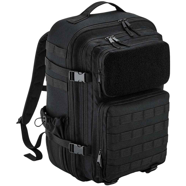 Black - Front - Bagbase Molle Tactical 9.2gal Knapsack