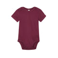 Burgundy - Front - Babybugz Baby Onesie