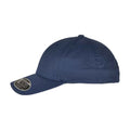 Navy - Back - Flexfit Braided Baseball Cap
