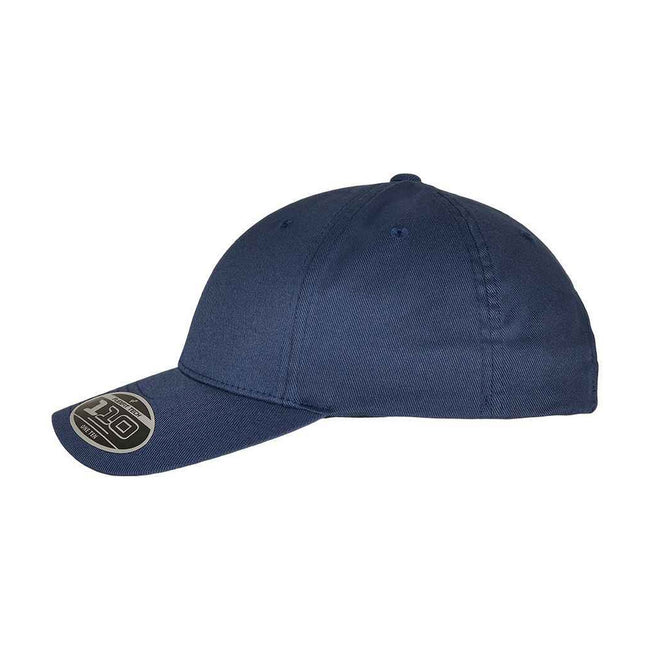 Navy - Back - Flexfit Braided Baseball Cap