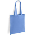 Denim - Front - Brand Lab Cotton Long Handle 2.6gal Tote Bag