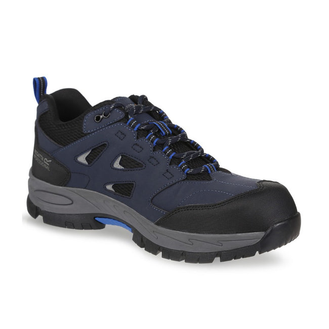 Navy-Oxford Blue - Front - Regatta Mens Mudstone Safety Trainers