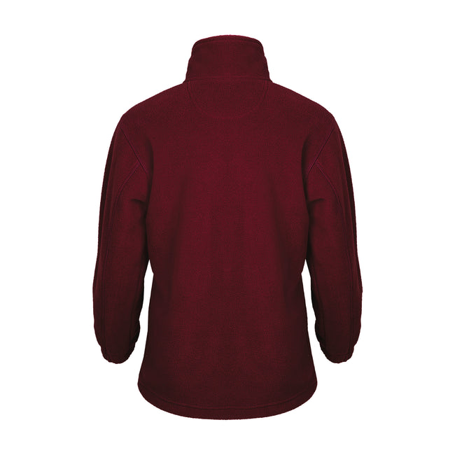Burgundy - Lifestyle - SOLS Childrens-Kids North Zip-Up Fleece Jacket