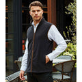Black-Brown - Back - Premier Mens Artisan Fleece Oversized Vest