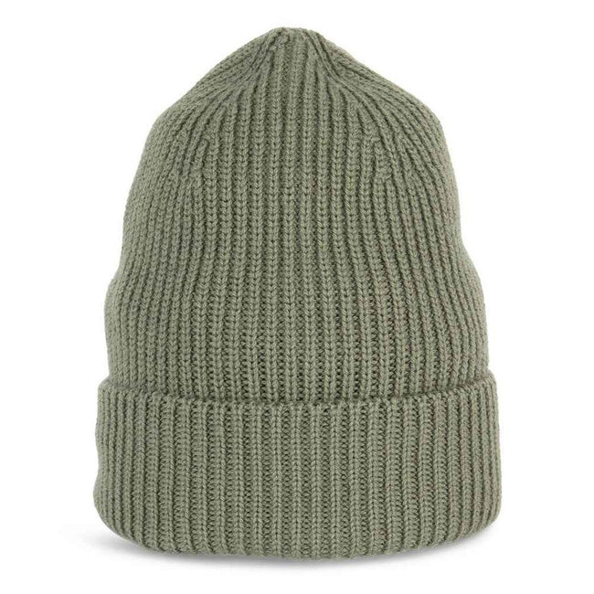 Green Tea - Front - Native Spirit Merino Wool Beanie