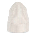 Ivory - Front - Native Spirit Merino Wool Beanie
