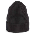Black - Front - Native Spirit Merino Wool Beanie