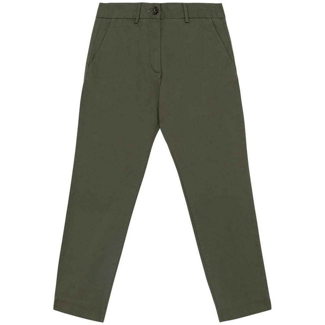 Khaki - Front - Native Spirit Womens-Ladies Pants