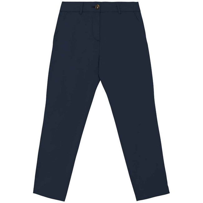 Navy Blue - Front - Native Spirit Womens-Ladies Pants