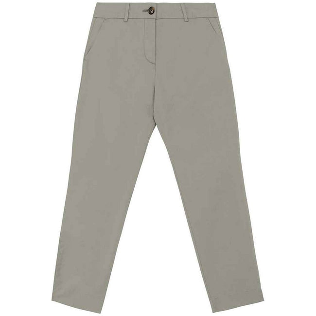 Almond Green - Front - Native Spirit Womens-Ladies Pants