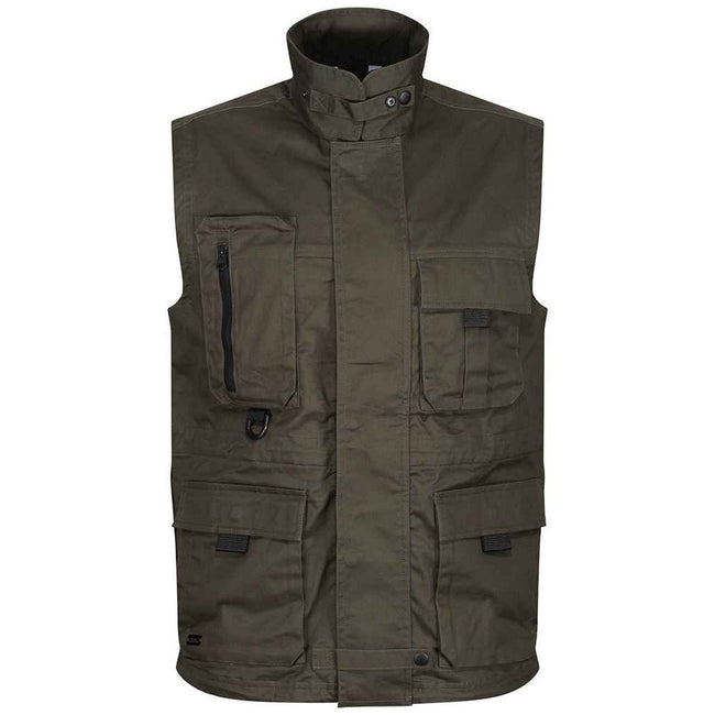 Khaki - Front - Regatta Mens Pro Utility Vest