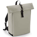 Clay - Front - Bagbase Roll Top Knapsack