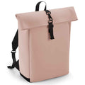 Nude Pink - Front - Bagbase Roll Top Knapsack