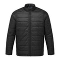 Black - Front - Premier Mens Recyclight Padded Jacket