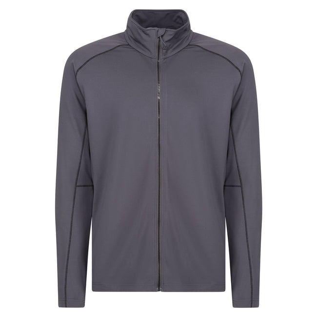 Seal Grey - Front - Regatta Mens Core Stretch Full Zip Midlayer
