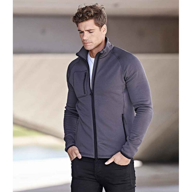 Dark Grey - Back - Tee Jays Womens-Ladies Fleece Jacket